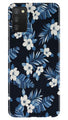 White flowers Blue Background2 Case for Samsung Galaxy A03s