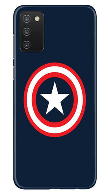 Captain America Mobile Back Case for Samsung Galaxy A03s (Design - 42)