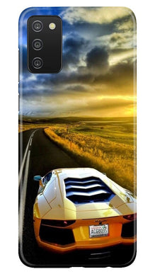 Car lovers Mobile Back Case for Samsung Galaxy A03s (Design - 46)