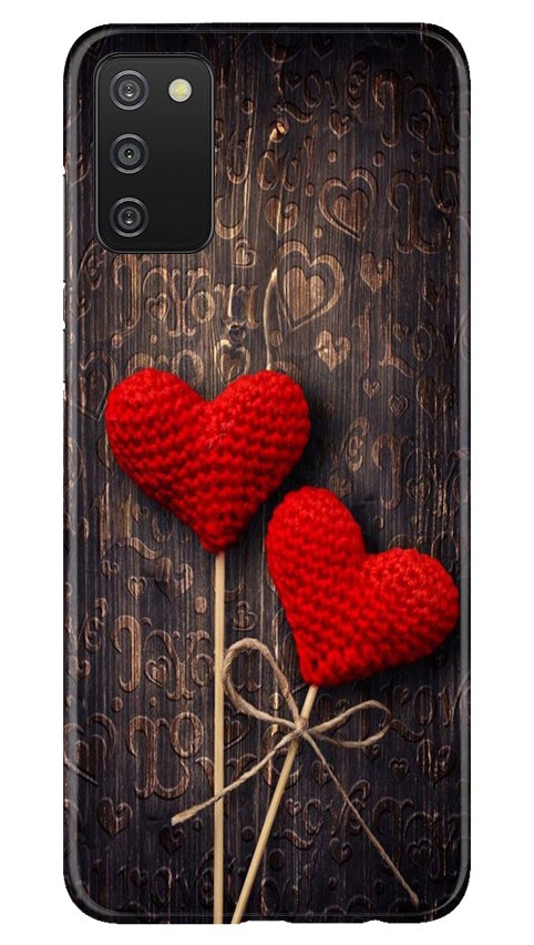 Red Hearts Case for Samsung Galaxy A03s