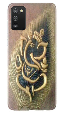 Lord Ganesha Mobile Back Case for Samsung Galaxy A03s (Design - 100)