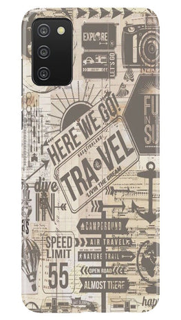 Travel Case for Samsung Galaxy A03s(Design - 104)