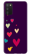 Purple Background Case for Samsung Galaxy A03s  (Design - 107)