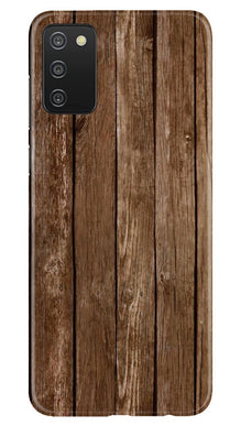 Wooden Look Mobile Back Case for Samsung Galaxy A03s  (Design - 112)