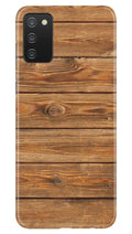Wooden Look Case for Samsung Galaxy A03s  (Design - 113)
