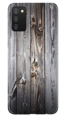Wooden Look Mobile Back Case for Samsung Galaxy A03s  (Design - 114)