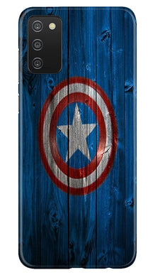 Captain America Superhero Mobile Back Case for Samsung Galaxy A03s  (Design - 118)