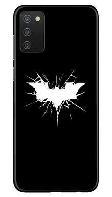 Batman Superhero Mobile Back Case for Samsung Galaxy A03s  (Design - 119)