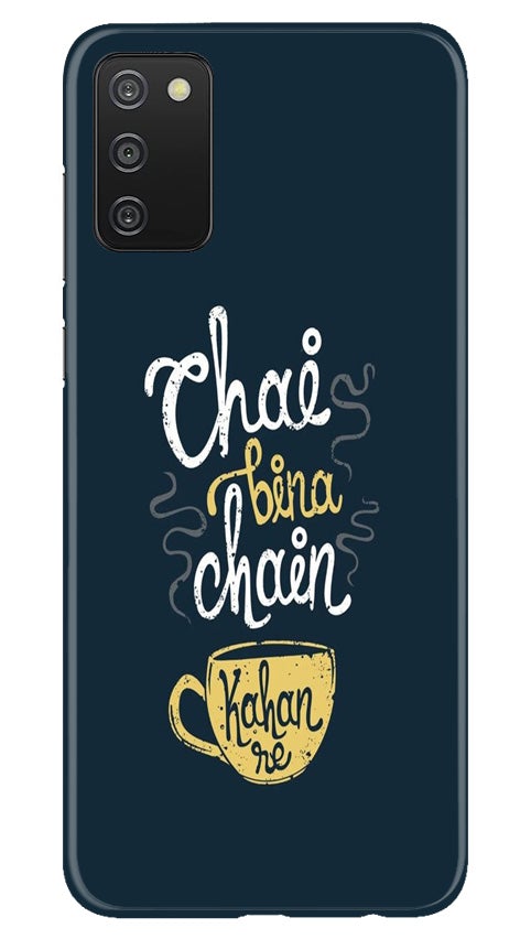 Chai Bina Chain Kahan Case for Samsung Galaxy A03s  (Design - 144)