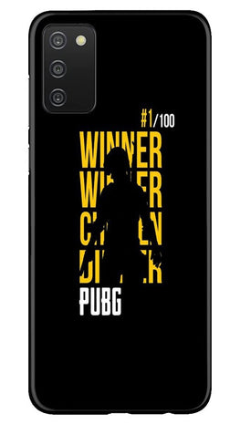 Pubg Winner Winner Case for Samsung Galaxy A03s(Design - 177)