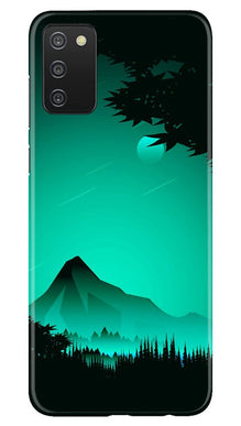 Moon Mountain Mobile Back Case for Samsung Galaxy A03s (Design - 204)