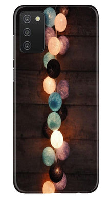 Party Lights Mobile Back Case for Samsung Galaxy A03s (Design - 209)