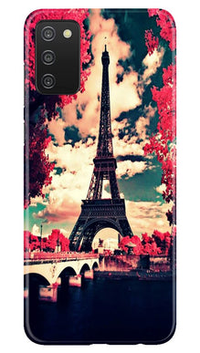 Eiffel Tower Mobile Back Case for Samsung Galaxy A03s (Design - 212)