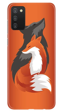 Wolf  Mobile Back Case for Samsung Galaxy A03s (Design - 224)