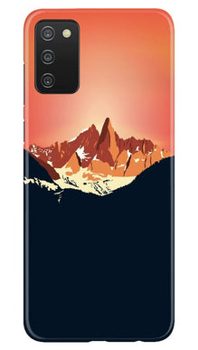 Mountains Mobile Back Case for Samsung Galaxy A03s (Design - 227)