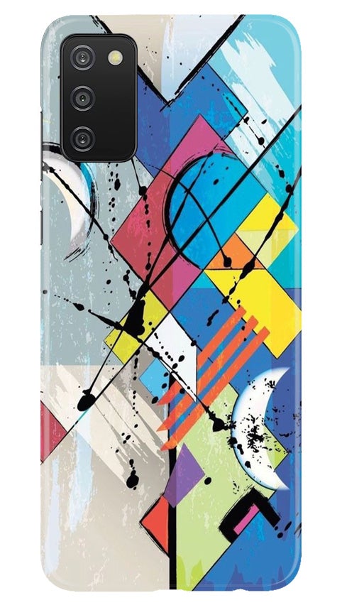 Modern Art Case for Samsung Galaxy A03s (Design No. 235)
