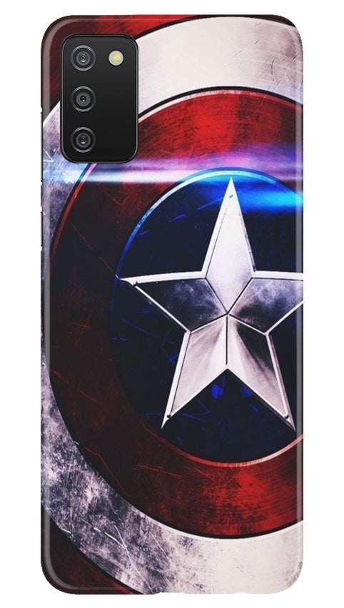 Captain America Shield Case for Samsung Galaxy A03s (Design No. 250)