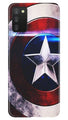 Captain America Shield Case for Samsung Galaxy A03s (Design No. 250)