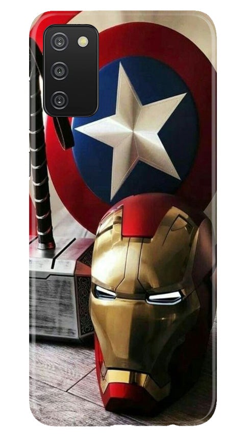 Ironman Captain America Case for Samsung Galaxy A03s (Design No. 254)