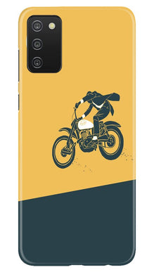 Bike Lovers Mobile Back Case for Samsung Galaxy A03s (Design - 256)