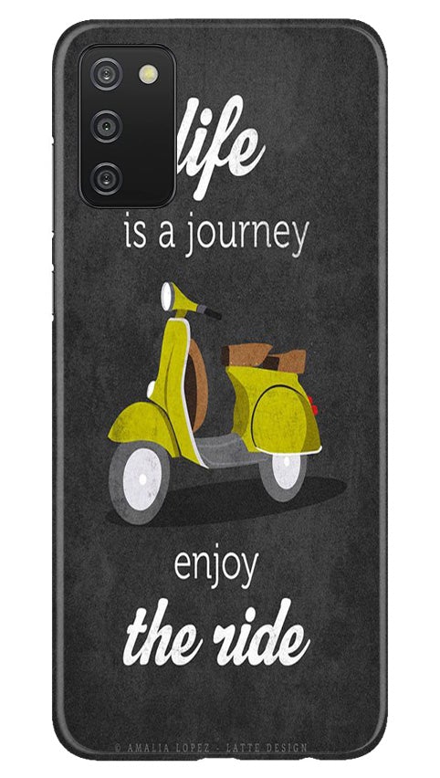 Life is a Journey Case for Samsung Galaxy A03s (Design No. 261)
