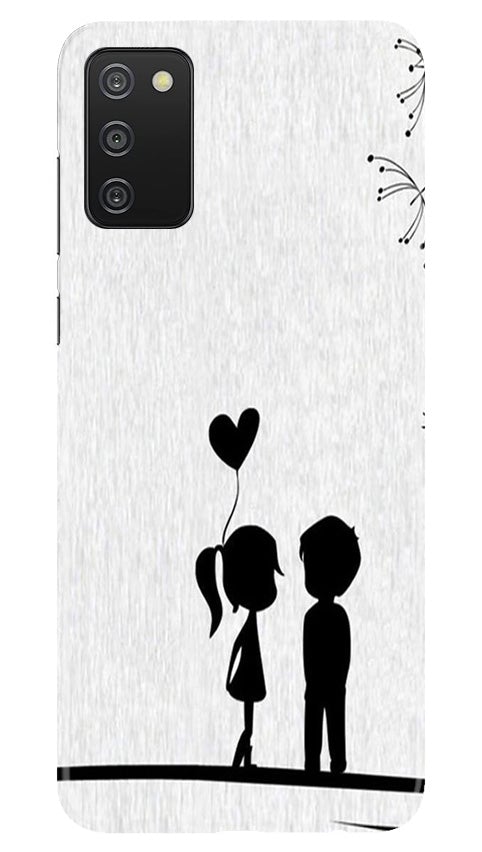 Cute Kid Couple Case for Samsung Galaxy A03s (Design No. 283)