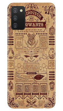 Hogwarts Mobile Back Case for Samsung Galaxy A03s (Design - 304)