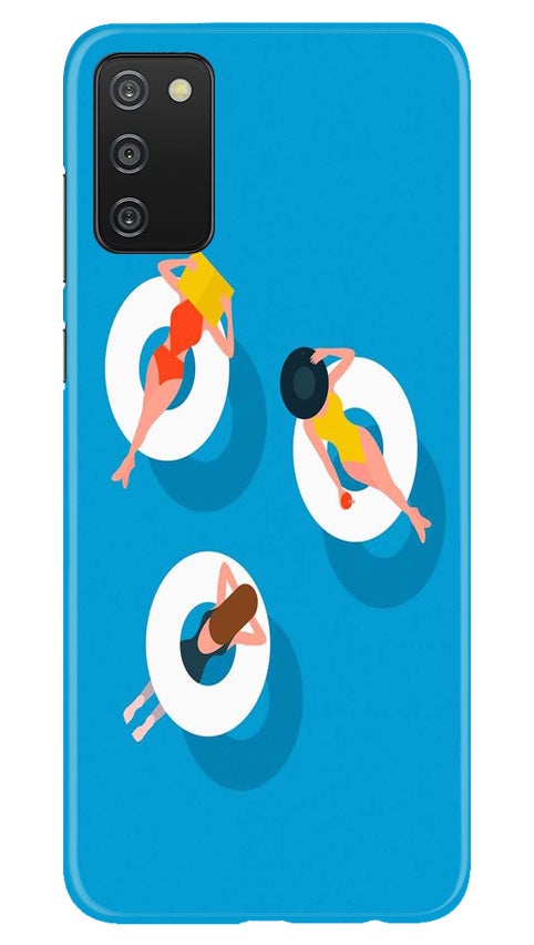 Girlish Mobile Back Case for Samsung Galaxy A03s (Design - 306)