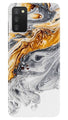 Marble Texture Mobile Back Case for Samsung Galaxy A03s (Design - 310)
