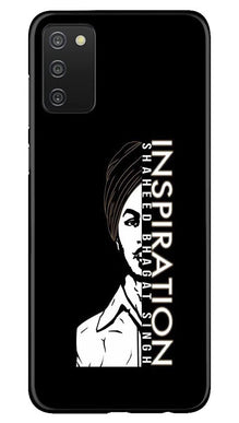 Bhagat Singh Mobile Back Case for Samsung Galaxy A03s (Design - 329)
