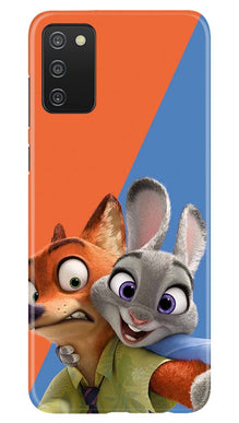 Cartoon Mobile Back Case for Samsung Galaxy A03s (Design - 346)