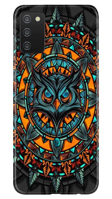 Owl Mobile Back Case for Samsung Galaxy A03s (Design - 360)