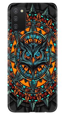 Owl Mobile Back Case for Samsung Galaxy A03s (Design - 360)