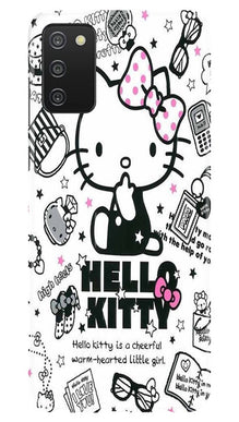 Hello Kitty Mobile Back Case for Samsung Galaxy A03s (Design - 361)