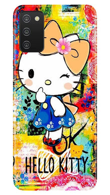 Hello Kitty Mobile Back Case for Samsung Galaxy A03s (Design - 362)