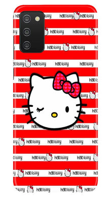 Hello Kitty Mobile Back Case for Samsung Galaxy A03s (Design - 364)