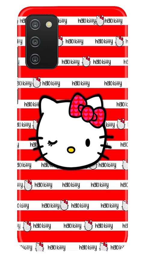Hello Kitty Mobile Back Case for Samsung Galaxy A03s (Design - 364)