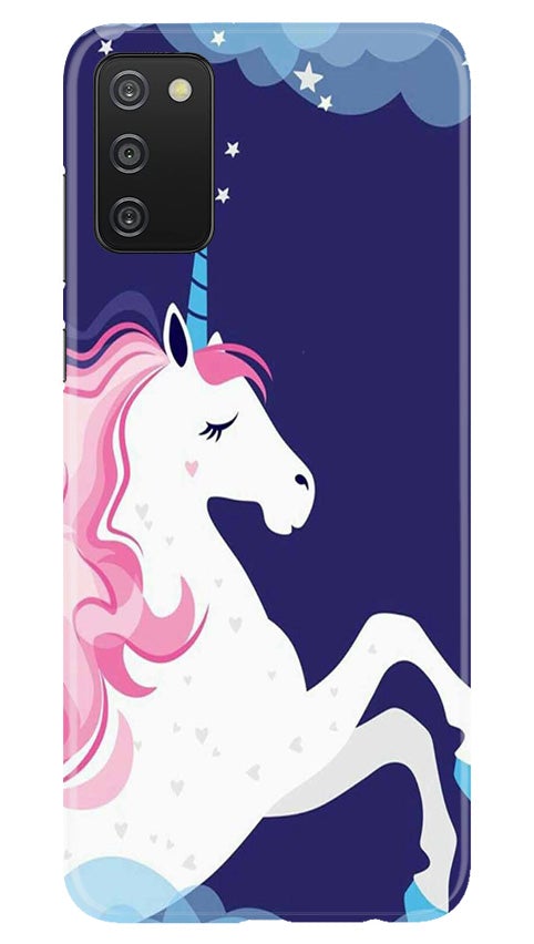 Unicorn Mobile Back Case for Samsung Galaxy A03s (Design - 365)