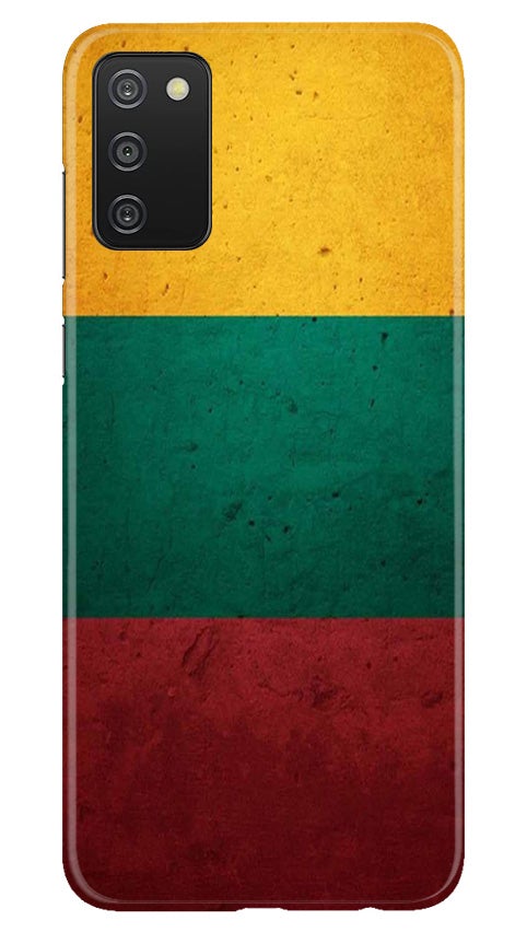 Color Pattern Mobile Back Case for Samsung Galaxy A03s (Design - 374)