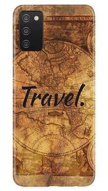 Travel Mobile Back Case for Samsung Galaxy A03s (Design - 375)