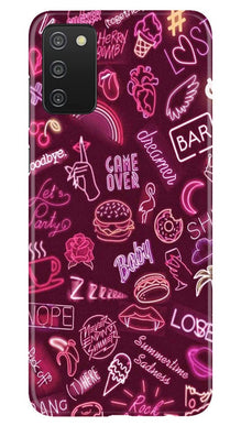 Party Theme Mobile Back Case for Samsung Galaxy A03s (Design - 392)