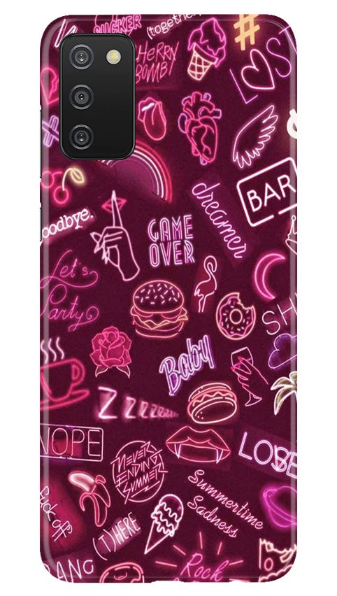Party Theme Mobile Back Case for Samsung Galaxy A03s (Design - 392)
