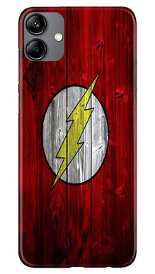 Flash Superhero Mobile Back Case for Samsung Galaxy A04  (Design - 116)