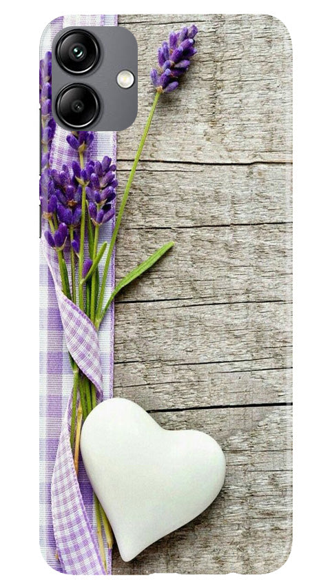 White Heart Case for Samsung Galaxy M04 (Design No. 260)