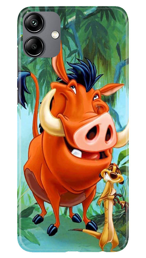 Timon and Pumbaa Mobile Back Case for Samsung Galaxy A04 (Design - 267)