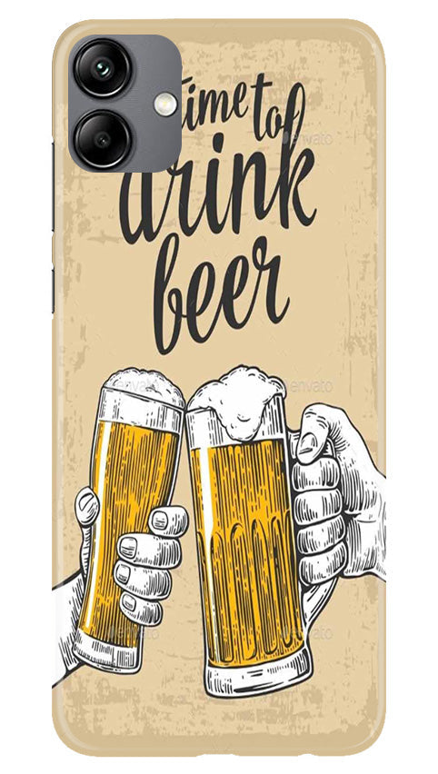 Drink Beer Mobile Back Case for Samsung Galaxy A04 (Design - 290)