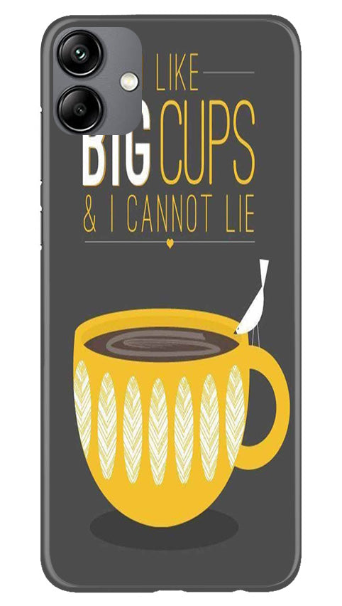 Big Cups Coffee Mobile Back Case for Samsung Galaxy A04 (Design - 312)