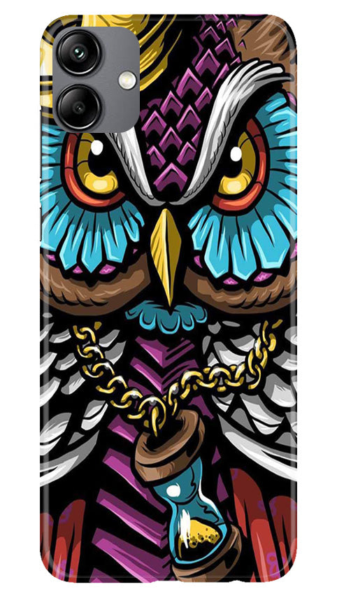 Owl Mobile Back Case for Samsung Galaxy A04 (Design - 318)