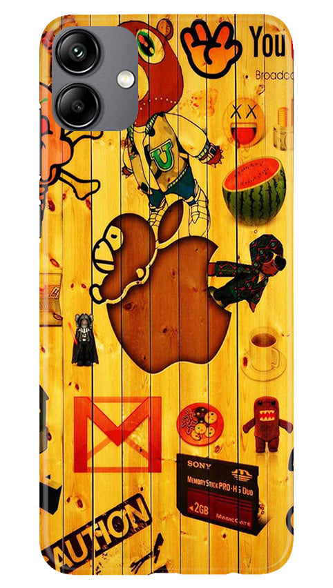 Wooden Texture Mobile Back Case for Samsung Galaxy A04 (Design - 326)