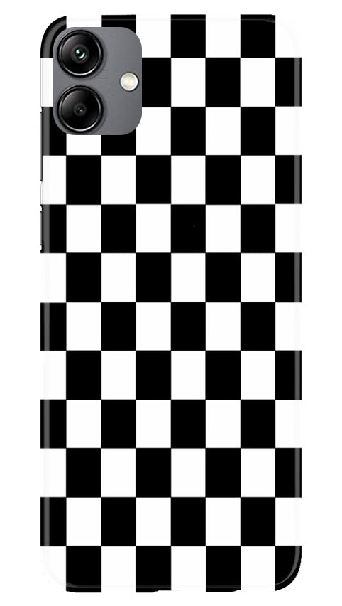 Black White Boxes Mobile Back Case for Samsung Galaxy M04 (Design - 331)